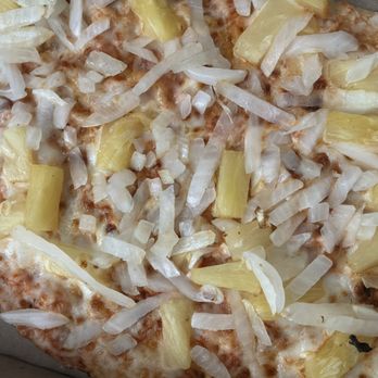 Domino's Pizza - The onions were completely raw, as if they were added after the pizza came out of the oven. - Pizza Near Me - Germantown, Maryland