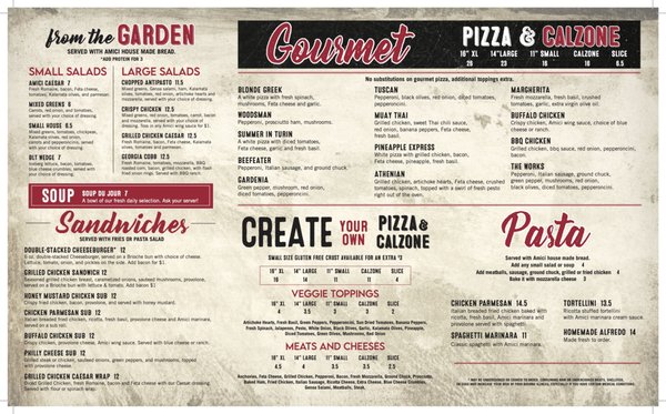 Menu photo 3 Amici Easley Easley, SC Menu photo 3 Amici Easley Easley, SC