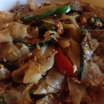 Spicy Shallot - Spicy Basil Noodles with Beef - Thai Near Me - Elmhurst, New York Spicy Shallot - Spicy Basil Noodles with Beef - Thai Near Me - Elmhurst, New York