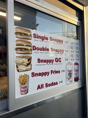 Menu photo 8 Snappy's Las Vegas, NV