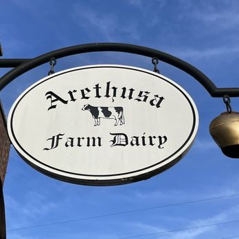 Arethusa Farm Dairy - The sign - Ice Cream & Frozen Yogurt Near Me - Bantam, Connecticut Arethusa Farm Dairy - The sign - Ice Cream & Frozen Yogurt Near Me - Bantam, Connecticut