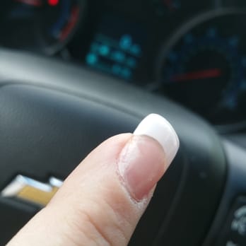 Diamond Nails - After spending  $40, nails should NOT lift like this! - Nail Salons Near Me - Billerica, Massachusetts