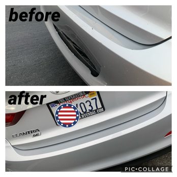 Laguna Auto Body - before and after of my car. - Body Shops Near Me - Milpitas, California