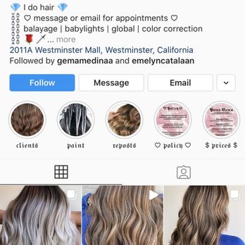 Sola Salons - Amanda's Instagram - Hair Salons Near Me - Westminster, California