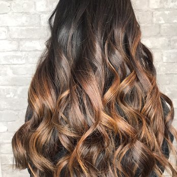 Mane Lab - After cut and warm tone balayage color - Hair Salons Near Me - Costa Mesa, California