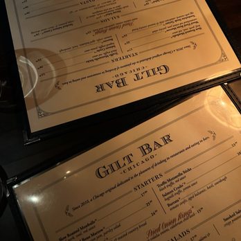 Gilt Bar - Menu - New American Near Me - Chicago, Illinois Gilt Bar - Menu - New American Near Me - Chicago, Illinois