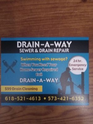 Drain A Way Sewer And Drain Repair Logo