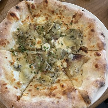 Celeste - Potato and rosemary pizza - Desserts Near Me - Narragansett, Rhode Island