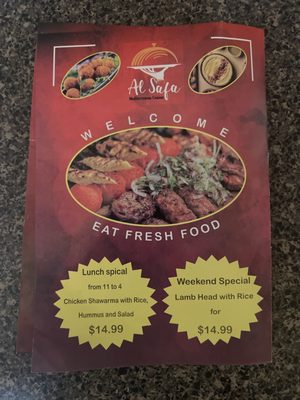 Menu photo 2 Al Safa Mandi House Chicago, IL