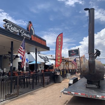 Rollin' Smoke BBQ Logo