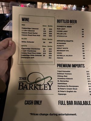 Menu photo 6 The Barkley Restaurant & Bar South Pasadena, CA Menu photo 6 The Barkley Restaurant & Bar South Pasadena, CA