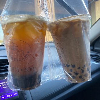 Sweet Daze Donut & Boba - Passion tea and Vietnamese coffee with boba - Donuts Near Me - Menifee, California