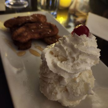 Charm Thai Cuisine - Fried banana w Ice cream - Thai Near Me - Montclair, New Jersey Charm Thai Cuisine - Fried banana w Ice cream - Thai Near Me - Montclair, New Jersey