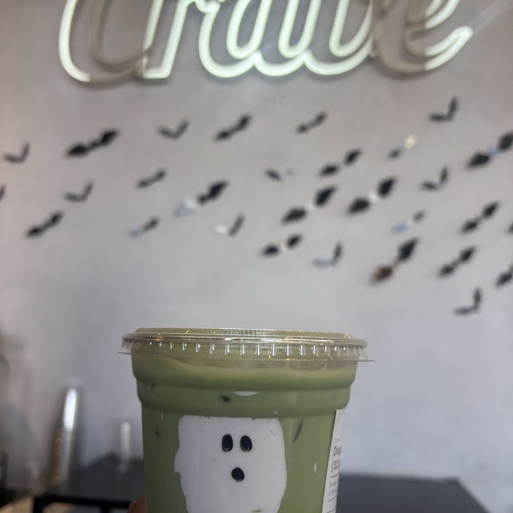Iced matcha latte Iced matcha latte