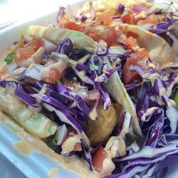Mariscos El Viejon - Shrimp tacos