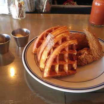 Sweet Chick - The Apple Cinnamon Waffles and Fried Chicken. Along with their unique butters. - Southern Near Me - Brooklyn, New York Sweet Chick - The Apple Cinnamon Waffles and Fried Chicken. Along with their unique butters. - Southern Near Me - Brooklyn, New York