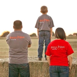 Four of Hearts Screen Printing - Back of our shirts .. Same Logo on front corner