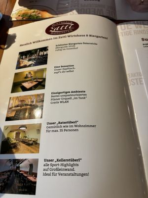 Menu photo 1 Wirtshaus Zattl Vienna, 9