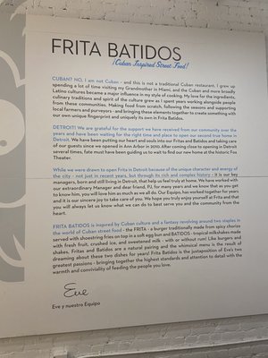 Menu photo 8 Frita Batidos Detroit, MI Menu photo 8 Frita Batidos Detroit, MI