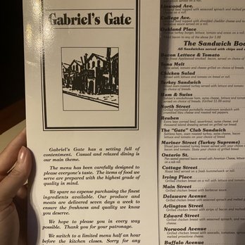 Gabriel's Gate - Menu - American Near Me - Buffalo, New York Gabriel's Gate - Menu - American Near Me - Buffalo, New York