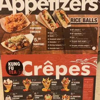 Kung Fu Tea - Food menu - Bubble Tea Near Me - Media, Pennsylvania