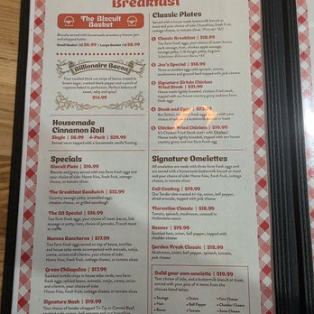 The Biscuit Basket - Menu page 1 - Southern Near Me - Modesto, California The Biscuit Basket - Menu page 1 - Southern Near Me - Modesto, California