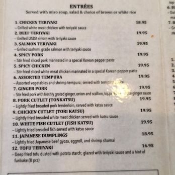 Kumi Ko - Menu - Japanese Near Me - Compton, California