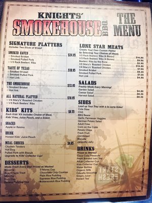 Menu photo 6 Knights' Smokehouse BBQ Carlsbad, CA Menu photo 6 Knights' Smokehouse BBQ Carlsbad, CA