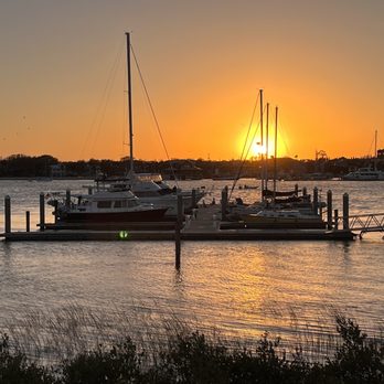Marker 8 Hotel and Marina - Sunset from our deck - Hotels Near Me - St. Augustine, Florida