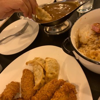 Jugem - Lots of fried shrimp, oyster, chicken and Tonkatsu - Japanese Curry Near Me - Honolulu, Hawaii