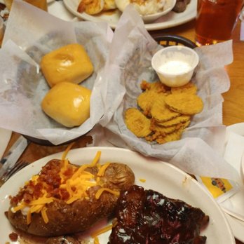 Texas Roadhouse - Rolls & fried pickles (in the middle) Steak, shrimp, and ribs for a meal Absolutely loooooove this place - Steakhouses Near Me - Oceanside, California Texas Roadhouse - Rolls & fried pickles (in the middle) Steak, shrimp, and ribs for a meal Absolutely loooooove this place - Steakhouses Near Me - Oceanside, California