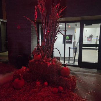 CHS Field - Each station is decorated with pumpkins and haystack - Stadiums & Arenas Near Me - Saint Paul, Minnesota