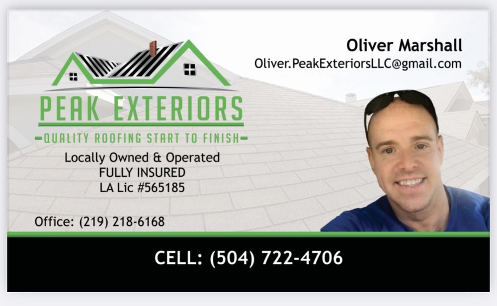 Slide of Peak Exteriors
