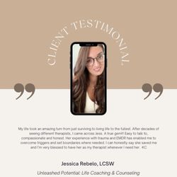 Unleashed Potential: Life Coaching & Counseling - Client Testimonial