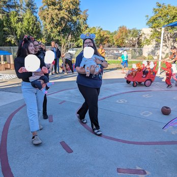 Fremont Paseo Padre KinderCare - Infants' Halloween parade, infants carried or pushed by their classroom teachers - Preschools Near Me - Fremont, California