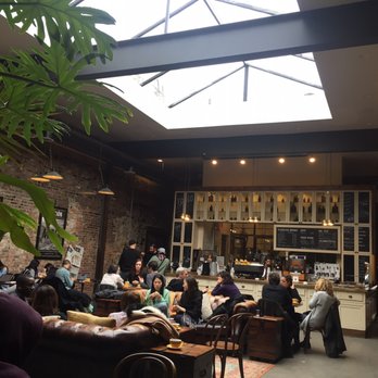 Devocion - One of the coolest coffee place layouts I've seen so far. - Coffee & Tea Near Me - Brooklyn, New York