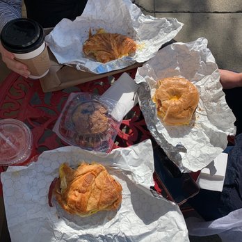 Clayton's Coffee Shop - Breakfast Croissant Sandwich and Bagel Sandwich - Coffee & Tea Near Me - Coronado, California