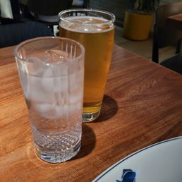 Beer & water