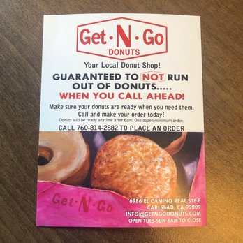 Get'n Go Donuts - Donuts Near Me - Carlsbad, California