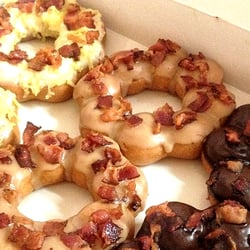 Gavino's Japanese Donuts and More - Gavino’s Japanese Donuts Maple Bacon, Cheddar Bacon, Drak Bacon