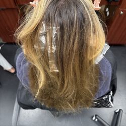 Family Hair Care - Before hair