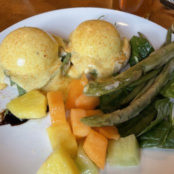 The Greenbriar Inn - Butter Poached Crab Eggs Benedict - New American Near Me - Boulder, Colorado