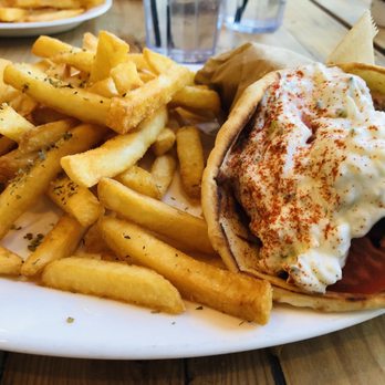 Simply Greek - Pork Gyro with Greek Fries - Greek Near Me - Long Branch, New Jersey