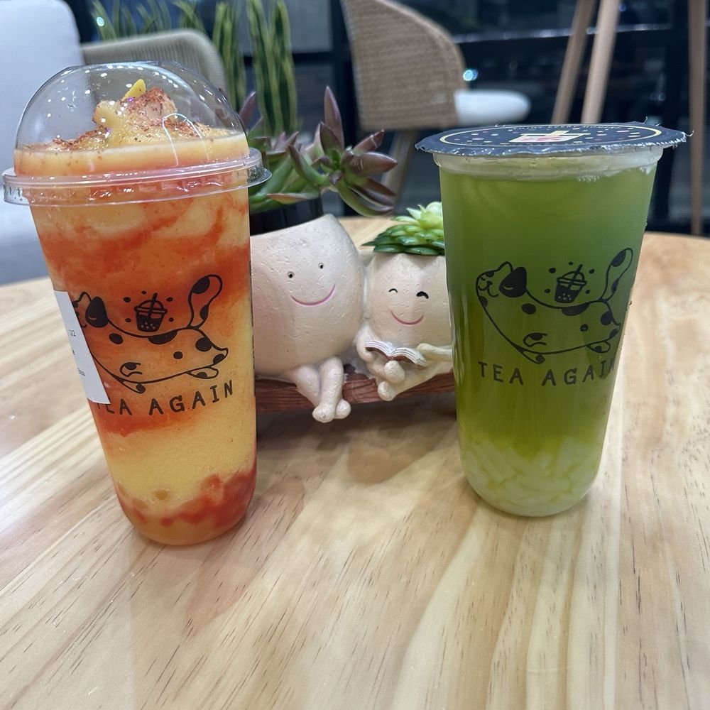 Tea Again - Mangonada slush and Morning Dew - Bubble Tea Near Me - Elk Grove, California Tea Again - Mangonada slush and Morning Dew - Bubble Tea Near Me - Elk Grove, California