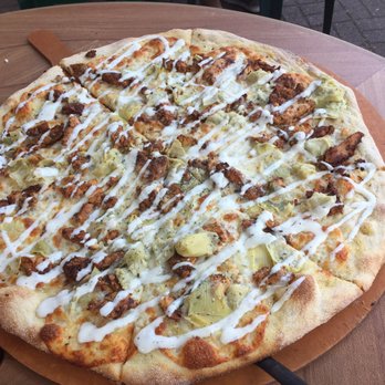 Prima Pizza - The Army Black Knight: Blackened chicken, artichokes, and ranch. AMAZING. - Pizza Near Me - Cornwall, New York