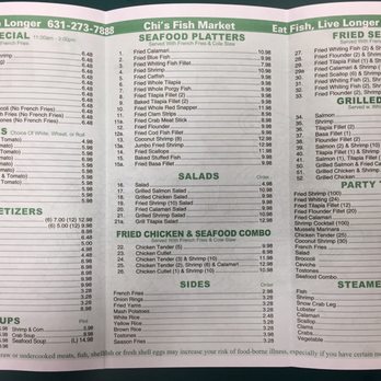 Chi Fish Market - Menu - Seafood Markets Near Me - Bay Shore, New York