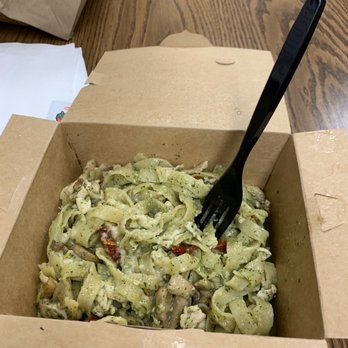 More Than Pasta - Pesto Fettuccine with chicken - Pasta Shops Near Me - Park Ridge, Illinois More Than Pasta - Pesto Fettuccine with chicken - Pasta Shops Near Me - Park Ridge, Illinois