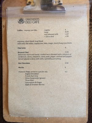 Menu photo 3 Grassroots Deli Cafe Port Campbell, VIC