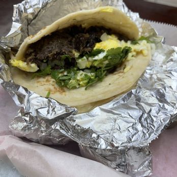 Chismosa's Taco House Too - Barbacoa and Egg taco - Mexican Near Me - Sugar Land, Texas Chismosa's Taco House Too - Barbacoa and Egg taco - Mexican Near Me - Sugar Land, Texas