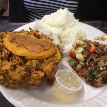 Blue Ribbon Kitchen - a plate of food on a tray - Filipino Near Me - Jersey City, New Jersey Blue Ribbon Kitchen - a plate of food on a tray - Filipino Near Me - Jersey City, New Jersey